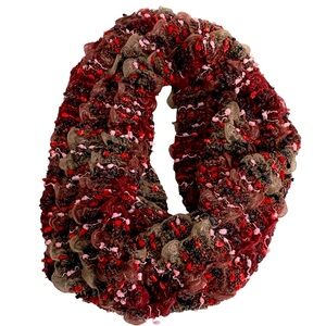 Women’s Chunky Knit Long Infinity Scarf Multicolor